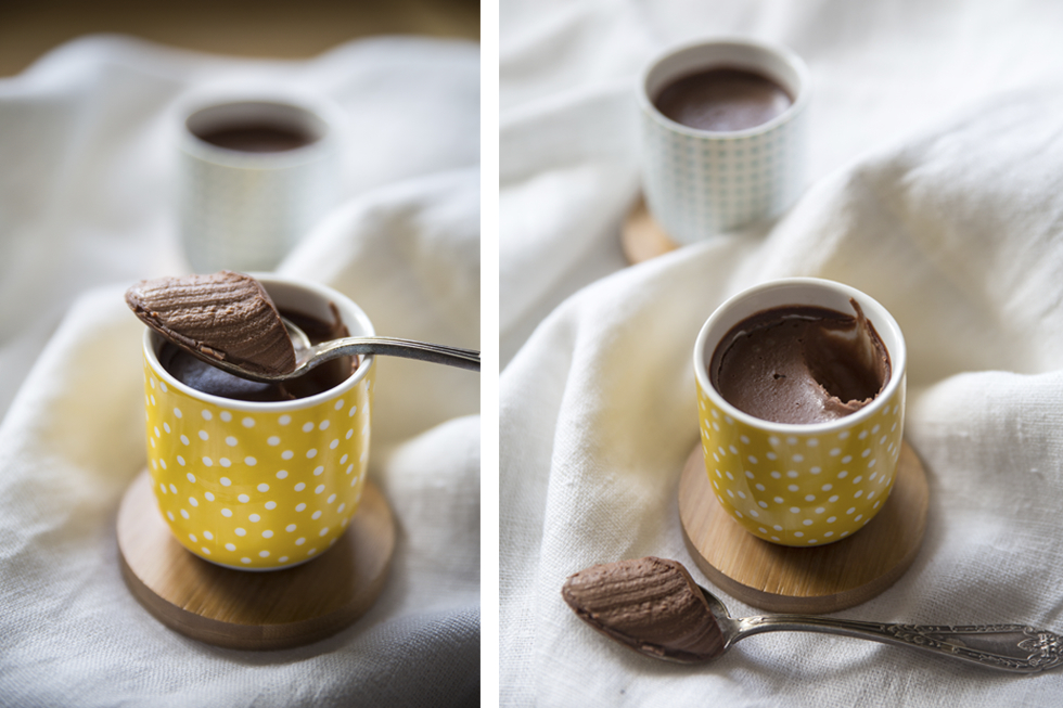 Crème gourmande chocolat photo recette les bichettes